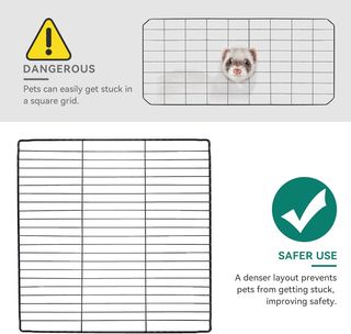 Jaula Gatos 3 Niveles con Hamaca 71x71x104 cm