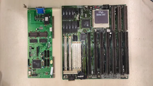 Placa Base 486 Hsin Tech M912 v1.7 + gráfica vesa