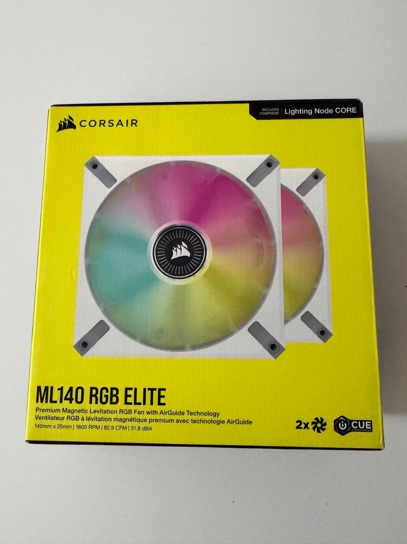 2x Corsair ML140 RGB ELITE (PRECINTADOS)