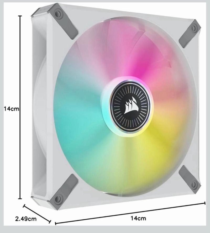 2x Corsair ML140 RGB ELITE (PRECINTADOS) afbeelding 7