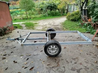 Plataforma remolque metálico