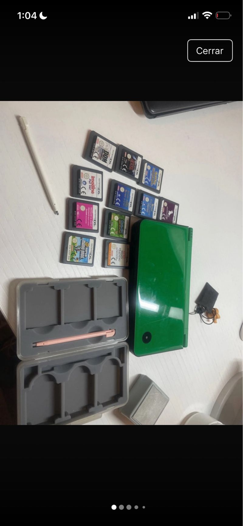 Nintendo DS XL Verde + Cargador afbeelding 5