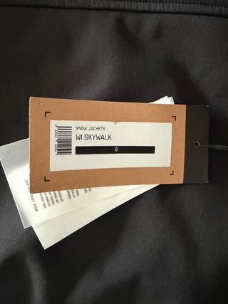 Chaqueta de esquí Siroko mujer negra