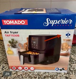 Freidora de aire Tomado SIN ESTRENAR.