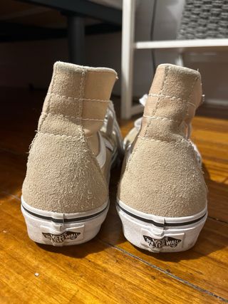 Vans Beige/Blanco Zapatillas Altas