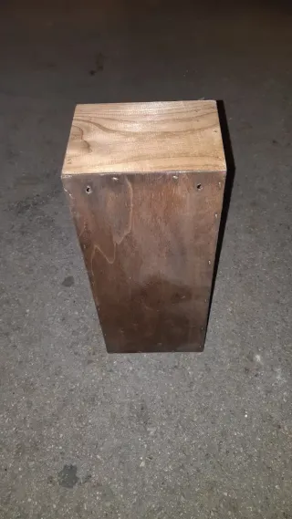 Porta CDs vintage de madera