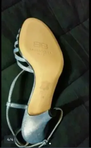 Zapatos de tacón Talla 38 Azul Cielo como nuevos