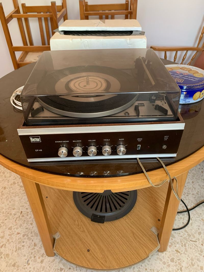 Tocadiscos Bettor EF-43 Vintage