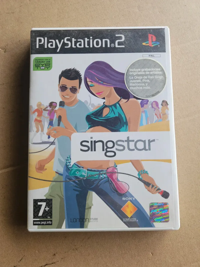 PlayStation 2 Singstar Videojuego PAL