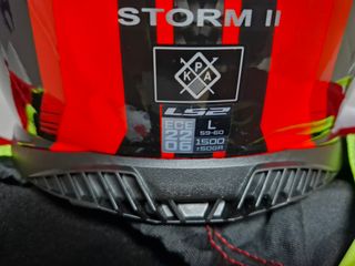 Casco Integral Storm II Tracker Rojo
