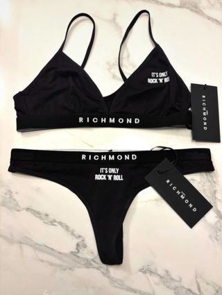 Completo intimo John Richmond nero
