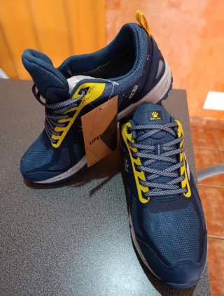 Zapatillas Trail Kelme Talla 43 Azul/Amarillo