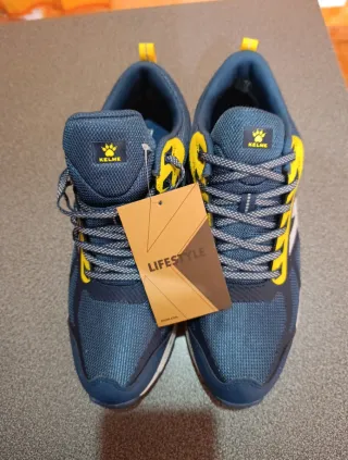 Zapatillas Trail Kelme Talla 43 Azul/Amarillo