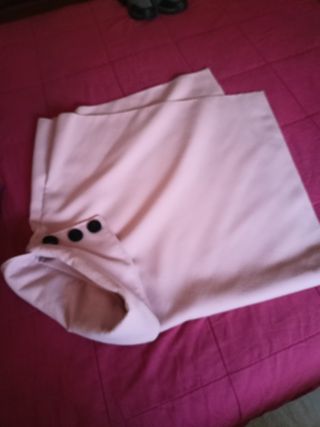 Capa color marfil talla L