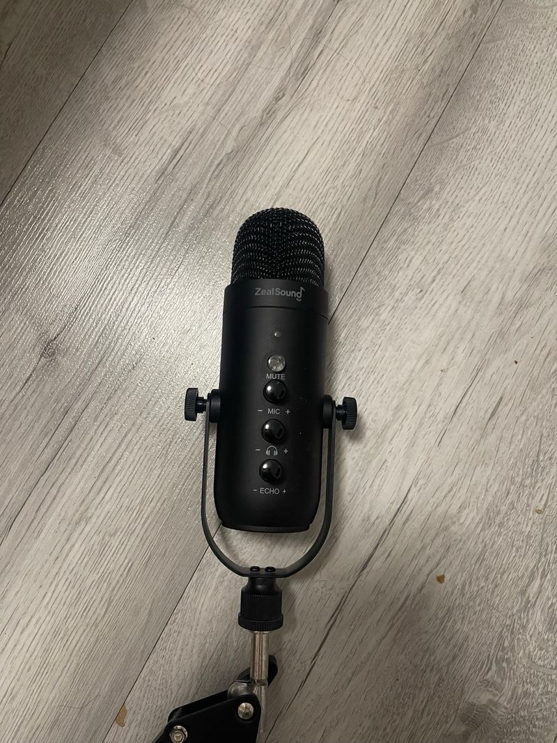 Micrófono Zealsound Negro con Brazo Articulado afbeelding 2