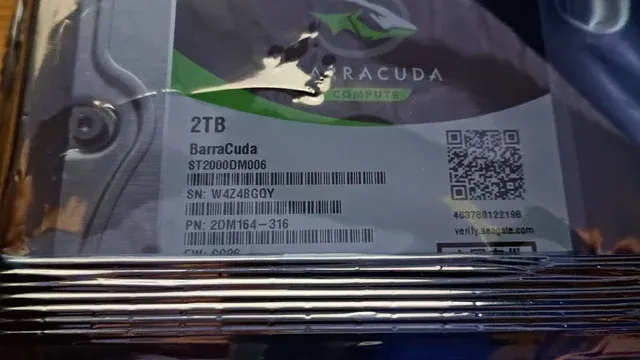Disco Duro Seagate BarraCuda 2TB afbeelding 2