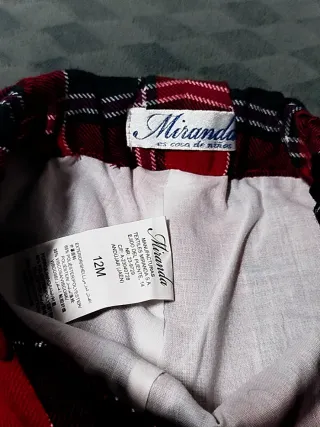 Conjunto infantil marca Miranda para niño