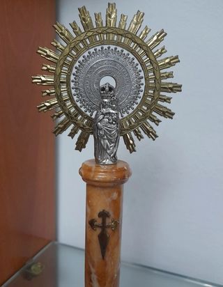 Virgen del Pilar Antigua Zaragoza Ónix Mármol