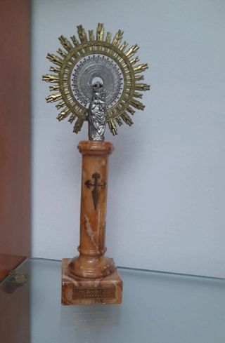 Virgen del Pilar Antigua Zaragoza Ónix Mármol