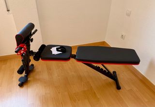 Kit Gimnasio Banco Pesas Mancuernas