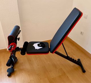 Kit Gimnasio Banco Pesas Mancuernas