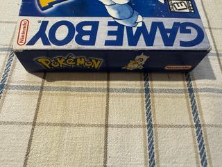 Pokémon Blue Version Game Boy Completo USA
