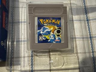 Pokémon Blue Version Game Boy Completo USA