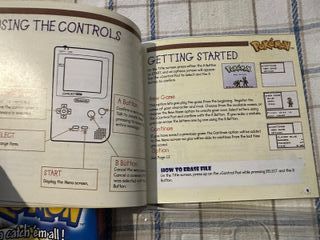 Pokémon Blue Version Game Boy Completo USA