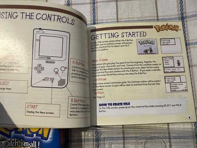 Versión Azul de Pokémon para Game Boy Completa USA afbeelding 10