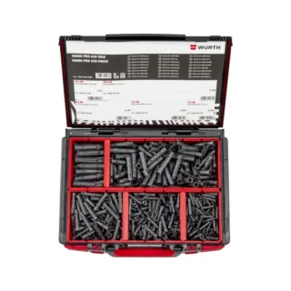 Maletín conjunto tacos pro 620uds Wurth