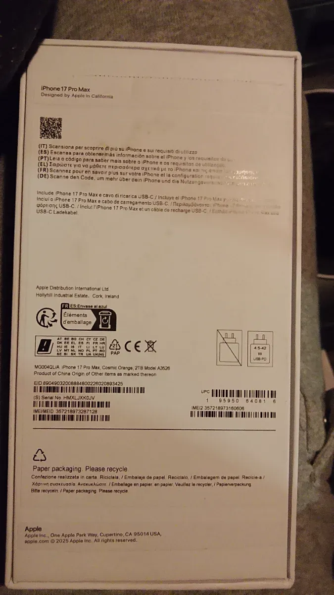 iPhone Naranja Caja Sellada afbeelding 2