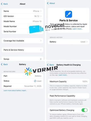 Batteria iPhone 14 Pro SENZA MESSAGGIO - 100% Salute