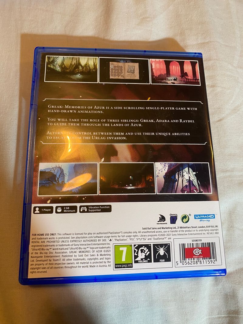 Greak: Memories of Azur PS5 afbeelding 2