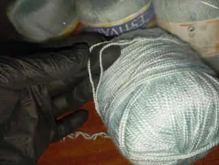 Bobinas de hilo fino (lana)