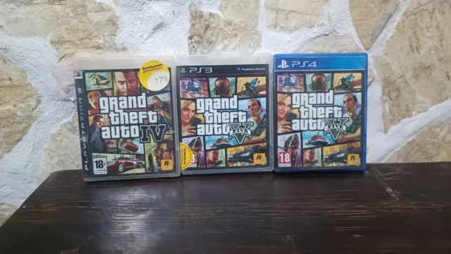 Pack GTA IV y V PS3 y PS4