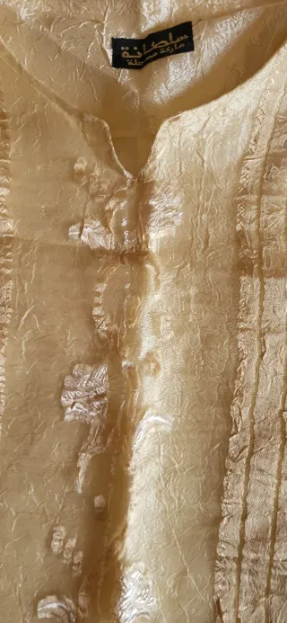 Túnica de boda beige/dorada Talla L sin estrenar