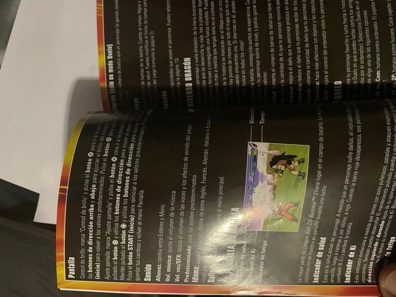 Manual del juego PS2 Dragon Ball Z Budokai 3 afbeelding 2