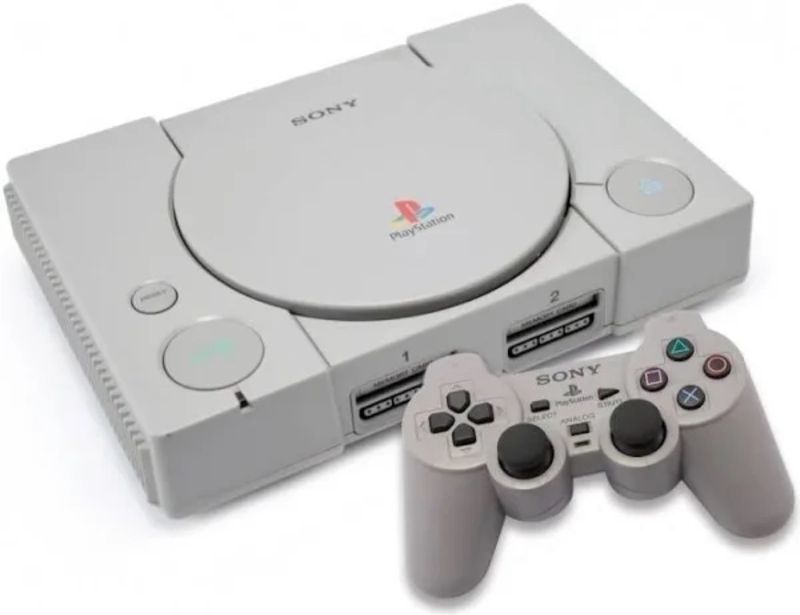 Consola Sony Playstation 1 con mandos