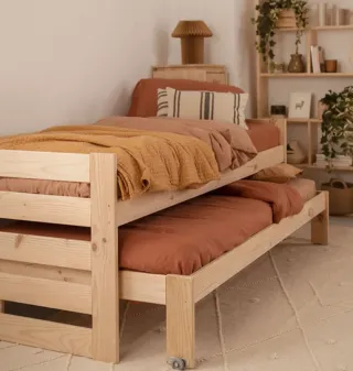 Cama nido de madera