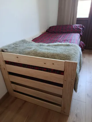 Cama nido de madera
