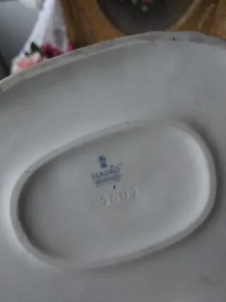 Figura grande Lladro original Dama con Perros Vint