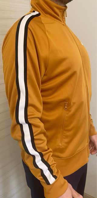 Felpa Giacca Nike Zip Vintage Arancione M