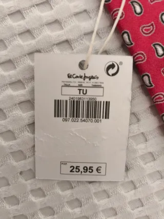 Corbata Dustin Roja Estampada