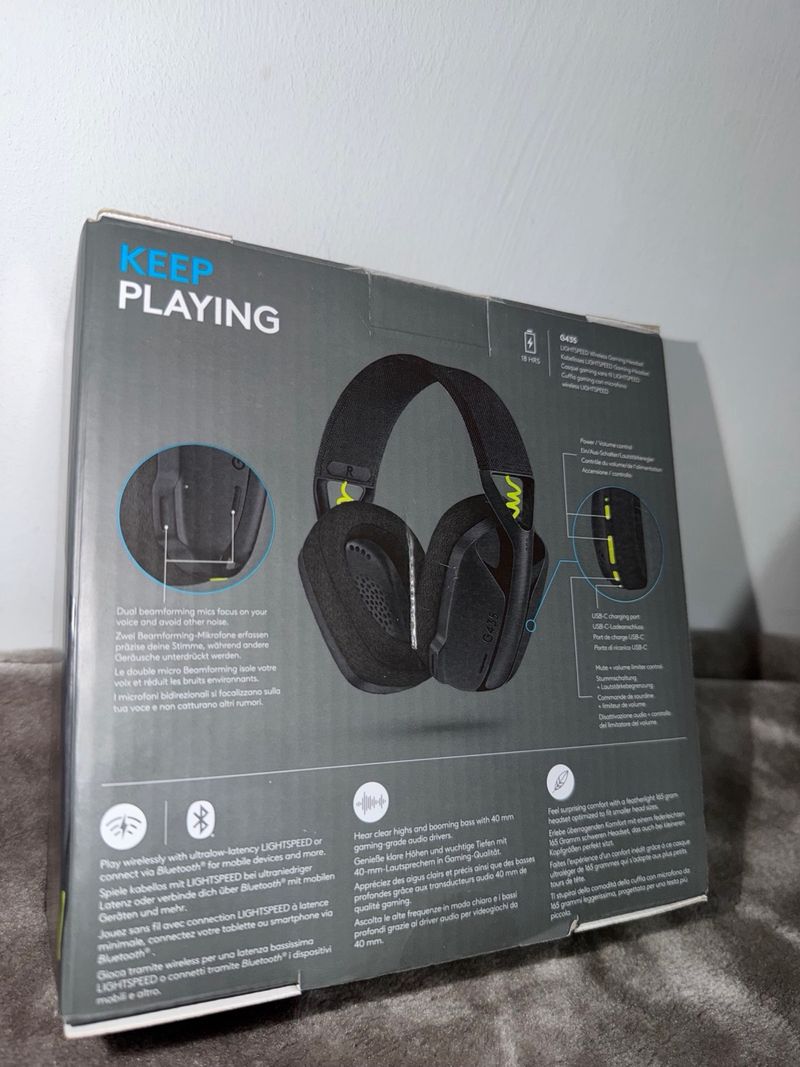 Logitech G435 LIGHTSPEED Auriculares Inalámbricos afbeelding 2