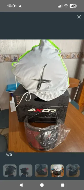 Casco Axor Apex Forged Carbon Negro