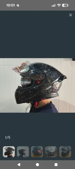 Casco Axor Apex Forged Carbon Negro