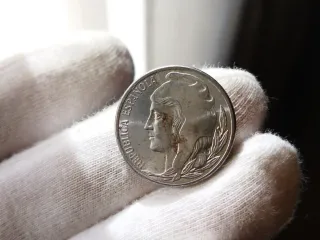 Moneda 5 céntimos 1937 República española