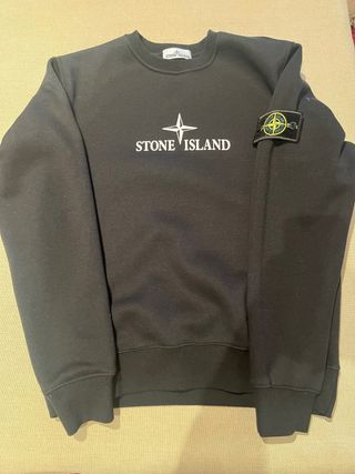 Sudadera Stone Island Negra Talla L
