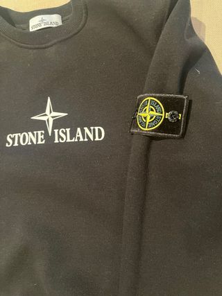 Sudadera Stone Island Negra Talla L