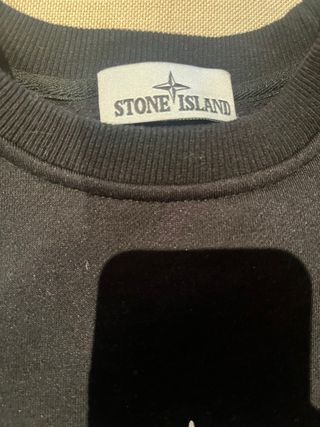 Sudadera Stone Island Negra Talla L